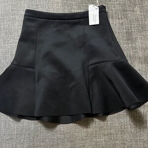 San Joy Classic Black A-Line Skirt
